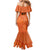 Custom Netherlands Oranje Football Mermaid Dress Come On Het Nederlands Elftal - Wonder Print Shop