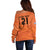 Custom Netherlands Oranje Football Off Shoulder Sweater Come On Het Nederlands Elftal - Wonder Print Shop