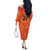 Custom Netherlands Oranje Football Off The Shoulder Long Sleeve Dress Come On Het Nederlands Elftal - Wonder Print Shop