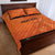 Custom Netherlands Oranje Football Quilt Bed Set Come On Het Nederlands Elftal