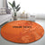 Custom Netherlands Oranje Football Round Carpet Come On Het Nederlands Elftal