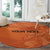 Custom Netherlands Oranje Football Round Carpet Come On Het Nederlands Elftal