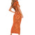 Custom Netherlands Oranje Football Short Sleeve Bodycon Dress Come On Het Nederlands Elftal