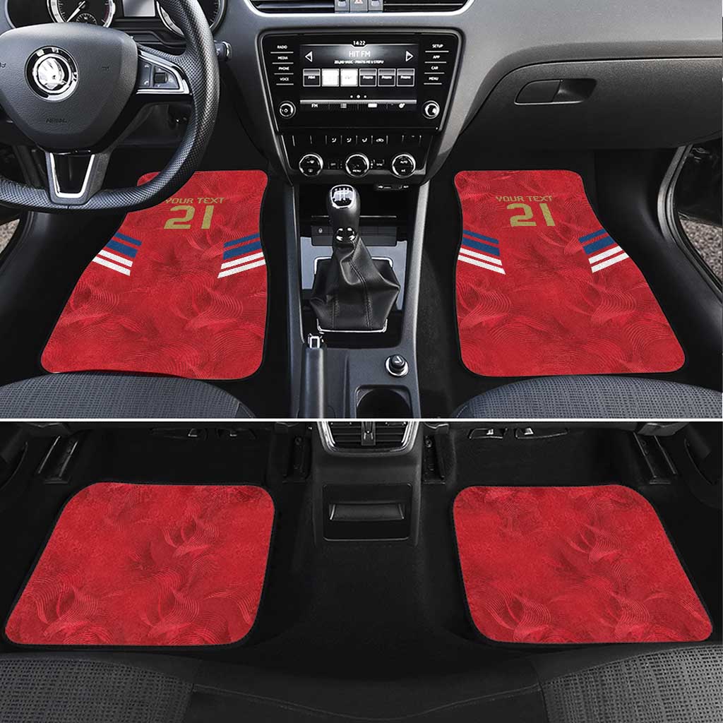 Custom Serbia Football Car Mats Fudbalska reprezentacija Srbije LT9 - Wonder Print Shop