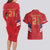 Custom Serbia Football Couples Matching Long Sleeve Bodycon Dress and Hawaiian Shirt Fudbalska reprezentacija Srbije LT9 - Wonder Print Shop