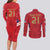 Custom Serbia Football Couples Matching Long Sleeve Bodycon Dress and Long Sleeve Button Shirt Fudbalska reprezentacija Srbije LT9 - Wonder Print Shop