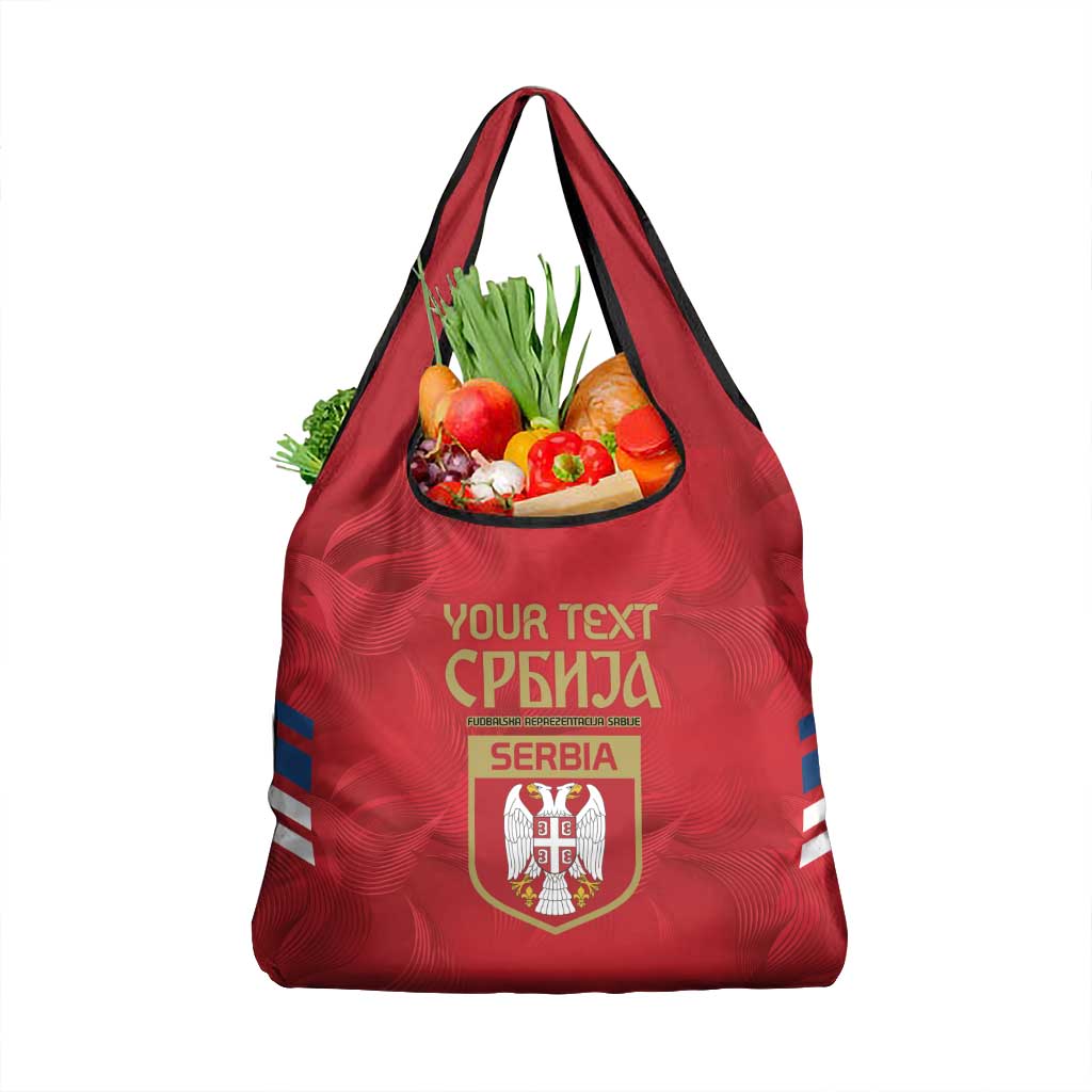 Custom Serbia Football Grocery Bag Fudbalska reprezentacija Srbije