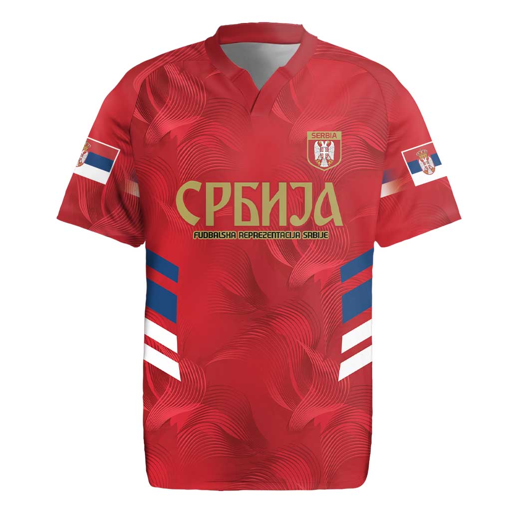 Custom Serbia Football Rugby Jersey Fudbalska reprezentacija Srbije - Wonder Print Shop