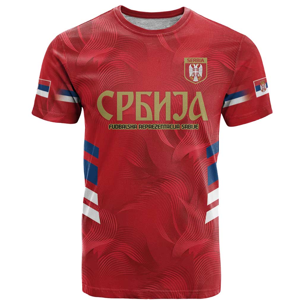 Custom Serbia Football T Shirt Fudbalska reprezentacija Srbije - Wonder Print Shop