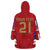 Custom Serbia Football Wearable Blanket Hoodie Fudbalska reprezentacija Srbije - Wonder Print Shop