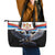 Serbia Silver Double-headed Eagle Leather Tote Bag - Wonder Print Shop