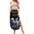 Serbia Silver Double-headed Eagle Summer Maxi Dress - Wonder Print Shop