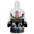 Serbia Silver Double-headed Eagle Wearable Blanket Hoodie - Wonder Print Shop