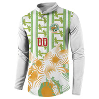 Custom Ivory Coast Heritage Elephants Never Fall Button Sweatshirt