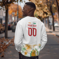 Custom Ivory Coast Heritage Elephants Never Fall Sweatshirt