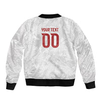 Custom Canada Our Game Now Bomber Jacket Let's Go Canada Victory World Football