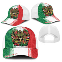 Personalized Mexico Aztec Eagle Heritage Baseball Net Cap iViva Mexico Canta y no llores