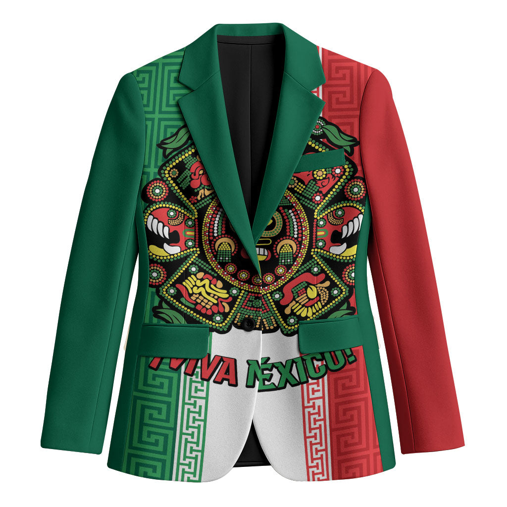 Custom Mexico Aztec Eagle Heritage Blazer iViva Mexico Canta y no llores