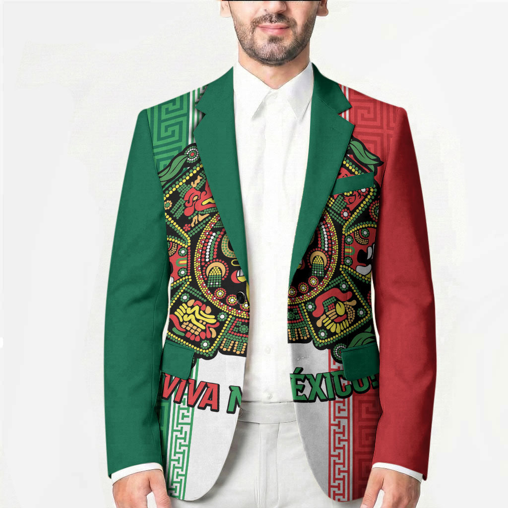 Custom Mexico Aztec Eagle Heritage Blazer iViva Mexico Canta y no llores