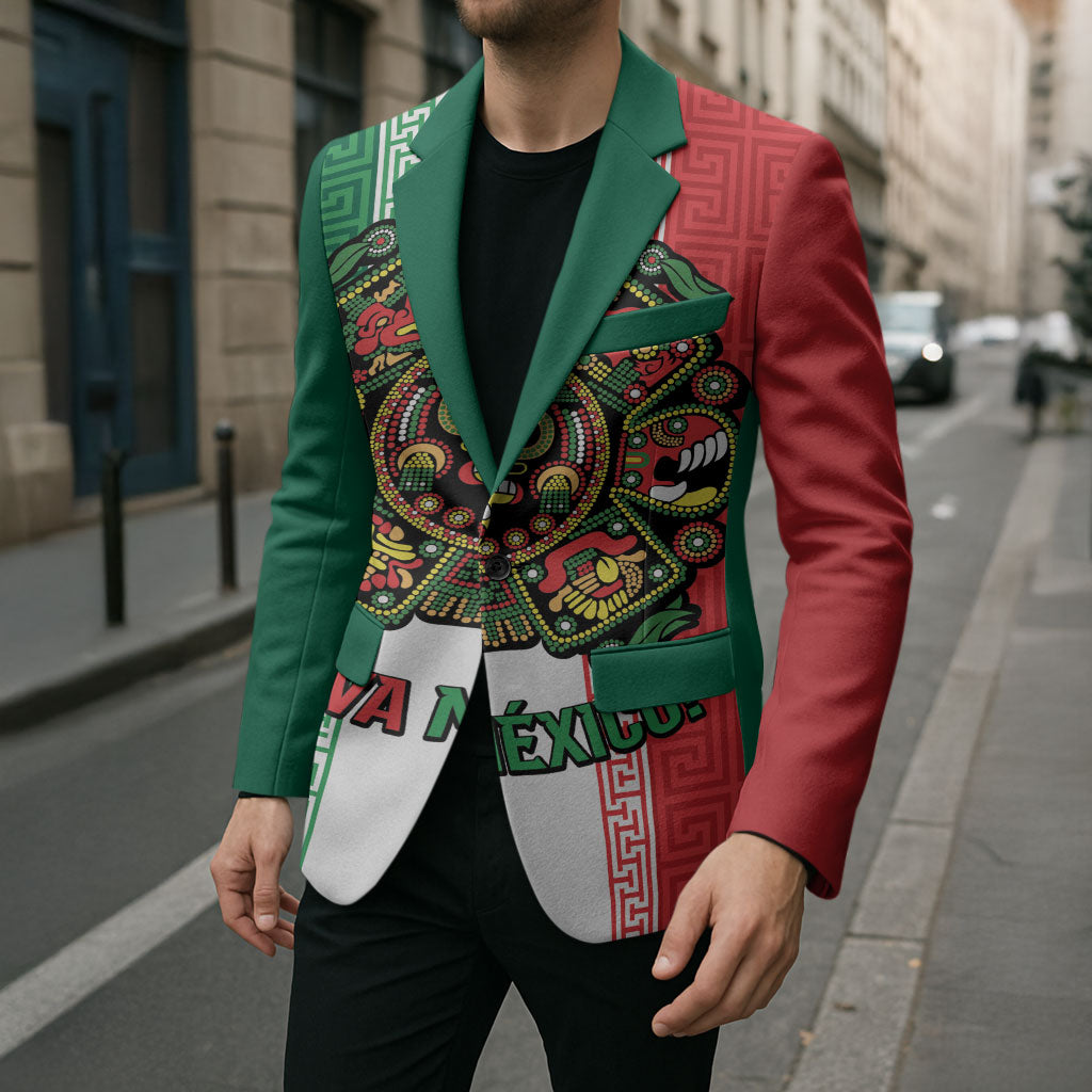 Custom Mexico Aztec Eagle Heritage Blazer iViva Mexico Canta y no llores