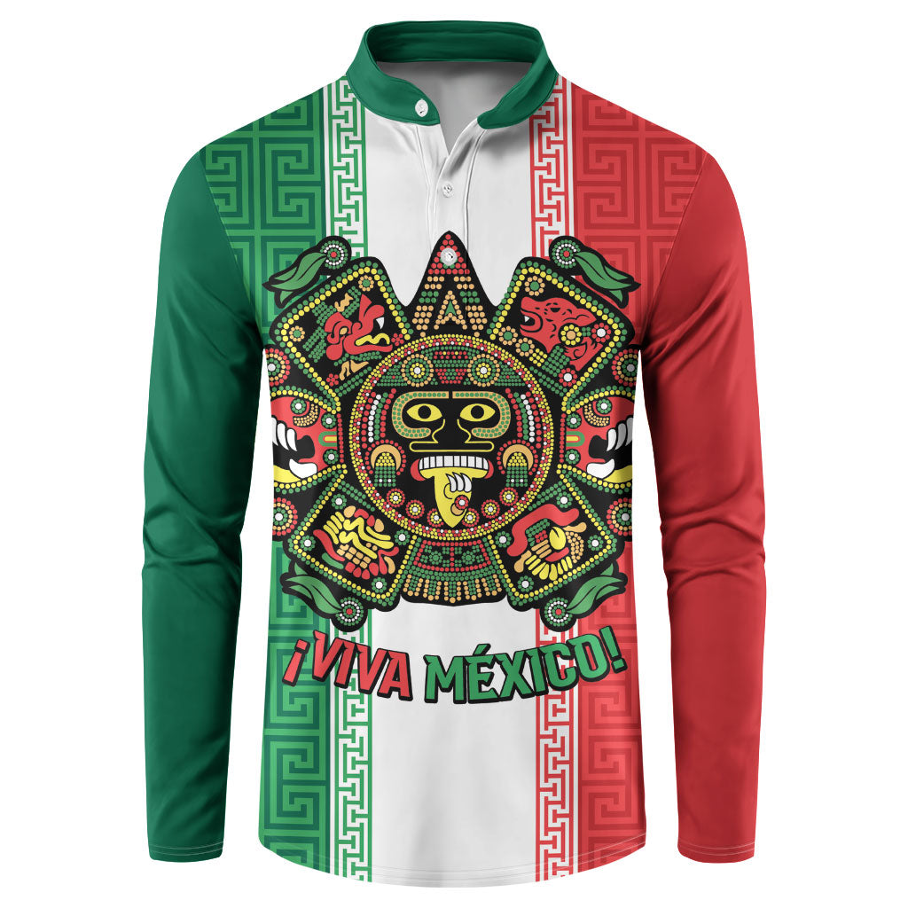 Custom Mexico Aztec Eagle Heritage Button Sweatshirt iViva Mexico Canta y no llores