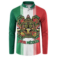 Custom Mexico Aztec Eagle Heritage Button Sweatshirt iViva Mexico Canta y no llores