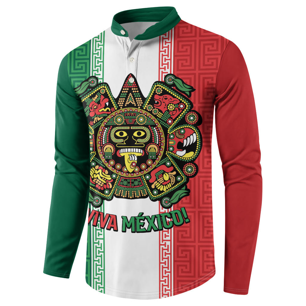 Custom Mexico Aztec Eagle Heritage Button Sweatshirt iViva Mexico Canta y no llores
