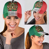 Personalized Mexico Aztec Eagle Heritage Classic Cap iViva Mexico Canta y no llores