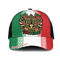 Personalized Mexico Aztec Eagle Heritage Mesh Trucker Cap iViva Mexico Canta y no llores