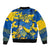 Ukraine Bomber Jacket Glory To Ukraine 32nd Independence Anniversary LT9 - Wonder Print Shop