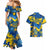 Ukraine Couples Matching Mermaid Dress And Hawaiian Shirt Glory To Ukraine 32nd Independence Anniversary LT9 - Wonder Print Shop