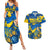 Ukraine Couples Matching Summer Maxi Dress and Hawaiian Shirt Glory To Ukraine 32nd Independence Anniversary LT9 - Wonder Print Shop