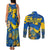 Ukraine Couples Matching Tank Maxi Dress and Long Sleeve Button Shirts Glory To Ukraine 32nd Independence Anniversary LT9 - Wonder Print Shop