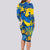 Ukraine Long Sleeve Bodycon Dress Glory To Ukraine 32nd Independence Anniversary - Wonder Print Shop