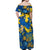 Ukraine Off Shoulder Maxi Dress Glory To Ukraine 32nd Independence Anniversary - Wonder Print Shop