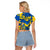 Ukraine Raglan Cropped T Shirt Glory To Ukraine 32nd Independence Anniversary - Wonder Print Shop