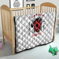 Personalized Kosova E Lire Quilt Kosova Albanian Flag - Wonder Print Shop