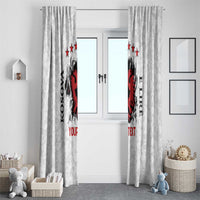 Personalized Kosova E Lire Window Curtain Kosova Albanian Flag - Wonder Print Shop