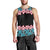 African Adenium Multiflorum Flowers Men Tank Top with Kente Style - Wonder Print Shop