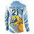 Custom Argentina Rugby Champion Button Sweatshirt Los Puma with Sporty Style LT9 - Wonder Print Shop