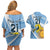 Custom Argentina Rugby Champion Couples Matching Off Shoulder Short Dress and Hawaiian Shirt Los Puma with Sporty Style LT9 - Wonder Print Shop