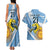 Custom Argentina Rugby Champion Couples Matching Tank Maxi Dress and Hawaiian Shirt Los Puma with Sporty Style LT9 - Wonder Print Shop