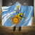 Custom Argentina Rugby Champion Hooded Blanket Los Puma with Sporty Style