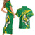 Personalized Australia Rugby Champion Couples Matching Short Sleeve Bodycon Dress and Hawaiian Shirt Wallabies Mascot with Sporty Style LT9 - Wonder Print Shop