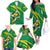 Personalized Australia Rugby Champion Family Matching Off The Shoulder Long Sleeve Dress and Hawaiian Shirt Wallabies Mascot with Sporty Style - Wonder Print Shop