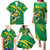 Personalized Australia Rugby Champion Family Matching Puletasi and Hawaiian Shirt Wallabies Mascot with Sporty Style - Wonder Print Shop