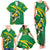 Personalized Australia Rugby Champion Family Matching Tank Maxi Dress and Hawaiian Shirt Wallabies Mascot with Sporty Style - Wonder Print Shop