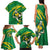 Personalized Australia Rugby Champion Family Matching Tank Maxi Dress and Hawaiian Shirt Wallabies Mascot with Sporty Style - Wonder Print Shop