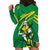 Personalized Australia Rugby Champion Hoodie Dress Wallabies Mascot with Sporty Style - Wonder Print Shop