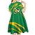 Personalized Australia Rugby Champion Kid Short Sleeve Dress Wallabies Mascot with Sporty Style - Wonder Print Shop